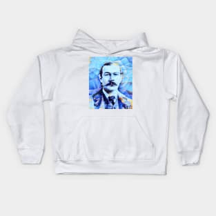 Arthur Conan Doyle Portrait | Arthur Conan Doyle Artwork | Arthur Conan Doyle Painting 10 Kids Hoodie